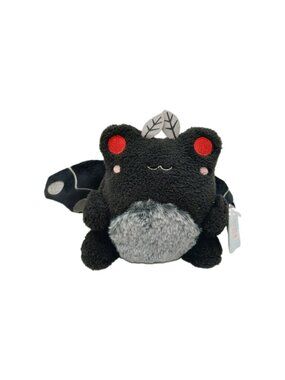 Cuddle Barn Mothman Wawa Frog Black Stuffed Plush 2023 Barn 6"